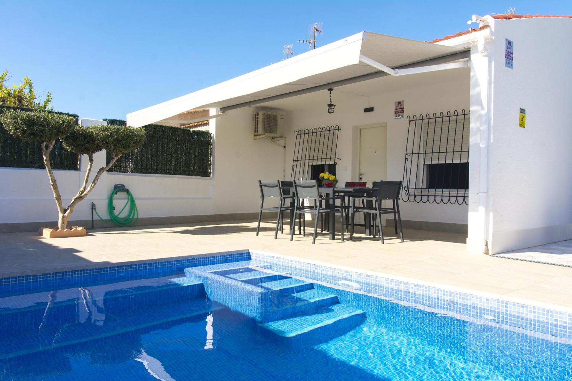 Casa Soleada Piscina Climatizada Y Privada Villa Santiago De La Ribera Dış mekan fotoğraf